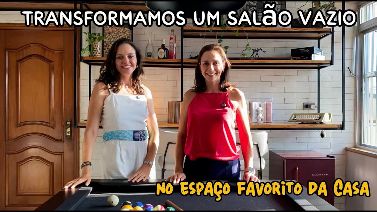 Transformamos um salão vazio no espaço favorito da casa
