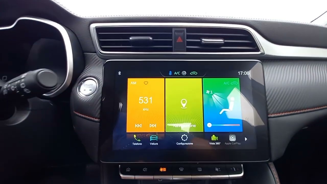 MG - ZS: COME ACCEDERE AL MENU SEGRETO.