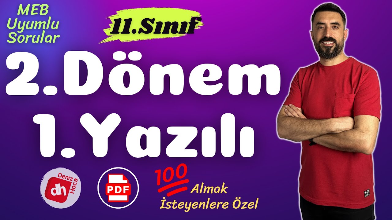 11.SINIF 2.DÖNEM 1.YAZILI SORULARI (MEB Sınav Soruları) 💯 (11 Edebiyat Sınava Hazırlık Çalışması)