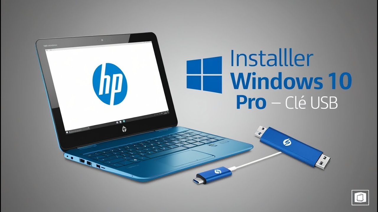 COMMENT INSTALLER WINDOWS 10 PRO AVEC UNE CLE USB sur un HP ZBOOK