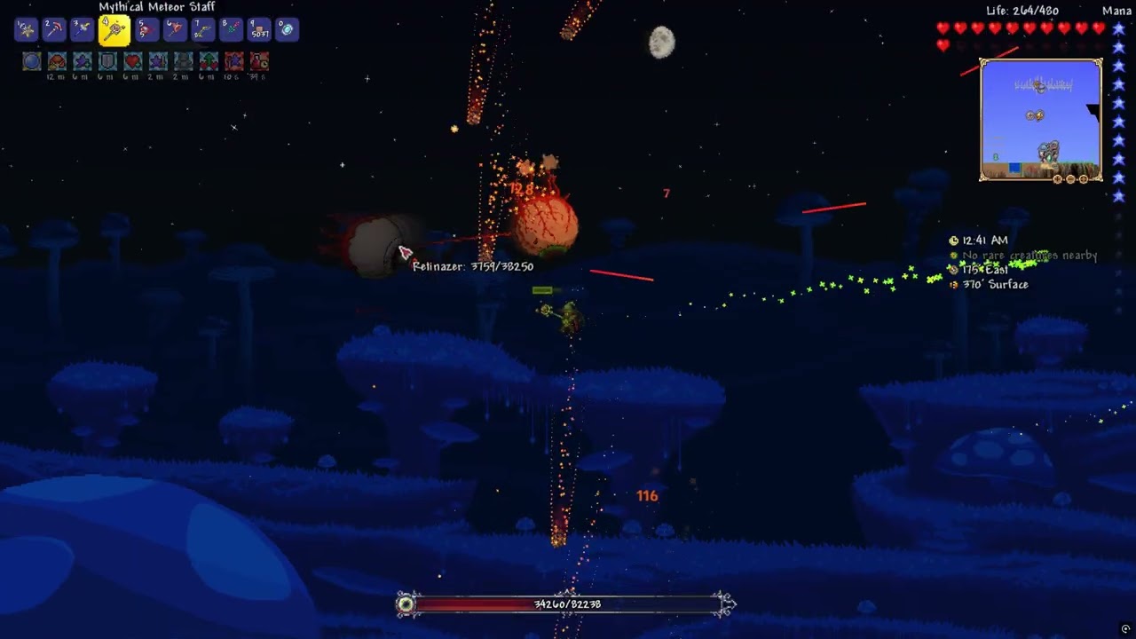 Terraria is fun (Mage vs The Twins / Master Difficulty / 1.4.5)