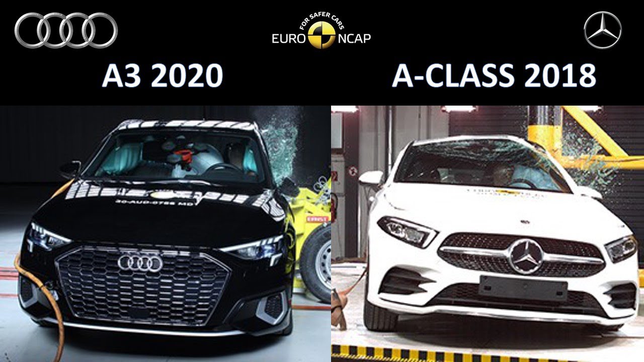 2020 Audi A3 vs 2018 Mercedes-Benz A-Class | Crash-test comparison