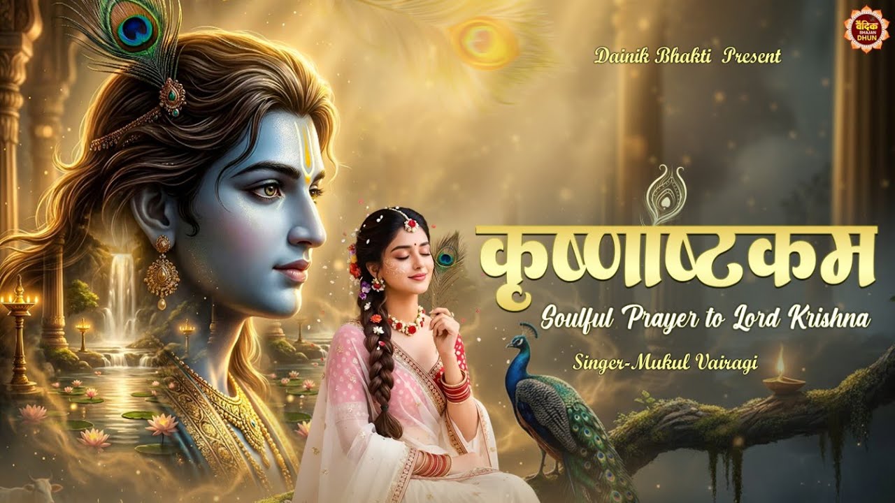 कृष्णाष्टकम् | Achyutam Keshavam Krishna Damodaram |  Life Changing Bhajan for Inner Peace