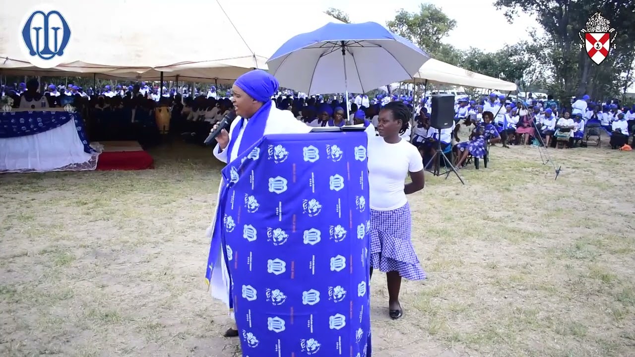 Mai Rev Mutukwa  (Evangelist) Preaching at the Anglican Diocese of Harare MU Lady Day 2024