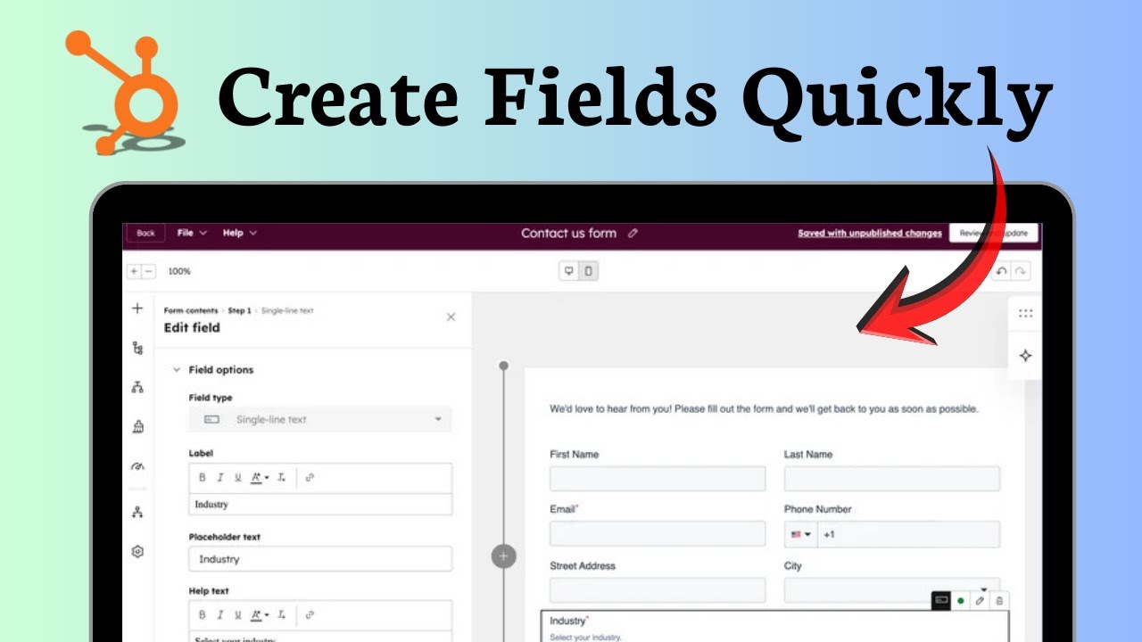 How to edit form fields in HubSpot (Instant Changes)