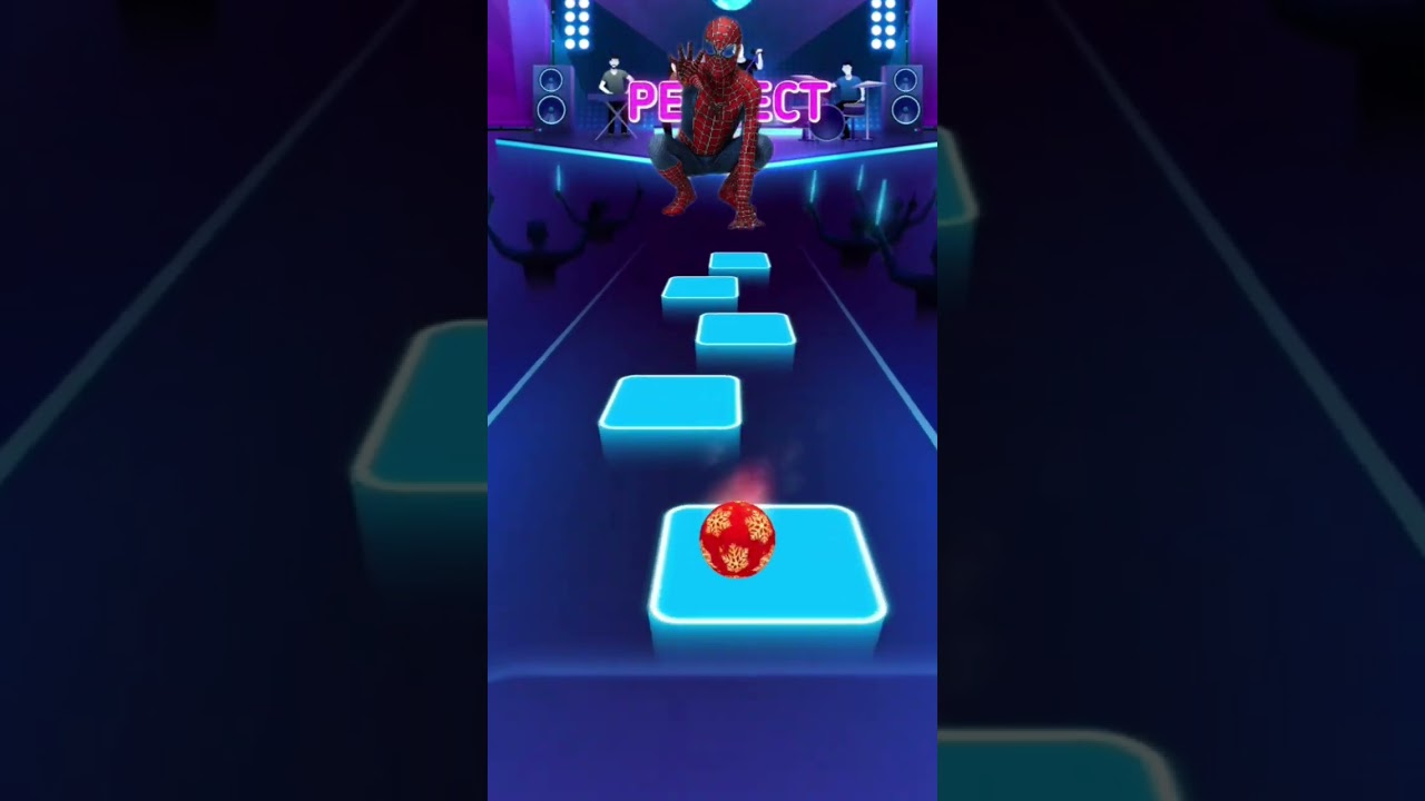 Tiles Hop Edm rush | Post Malone - Spiderman 