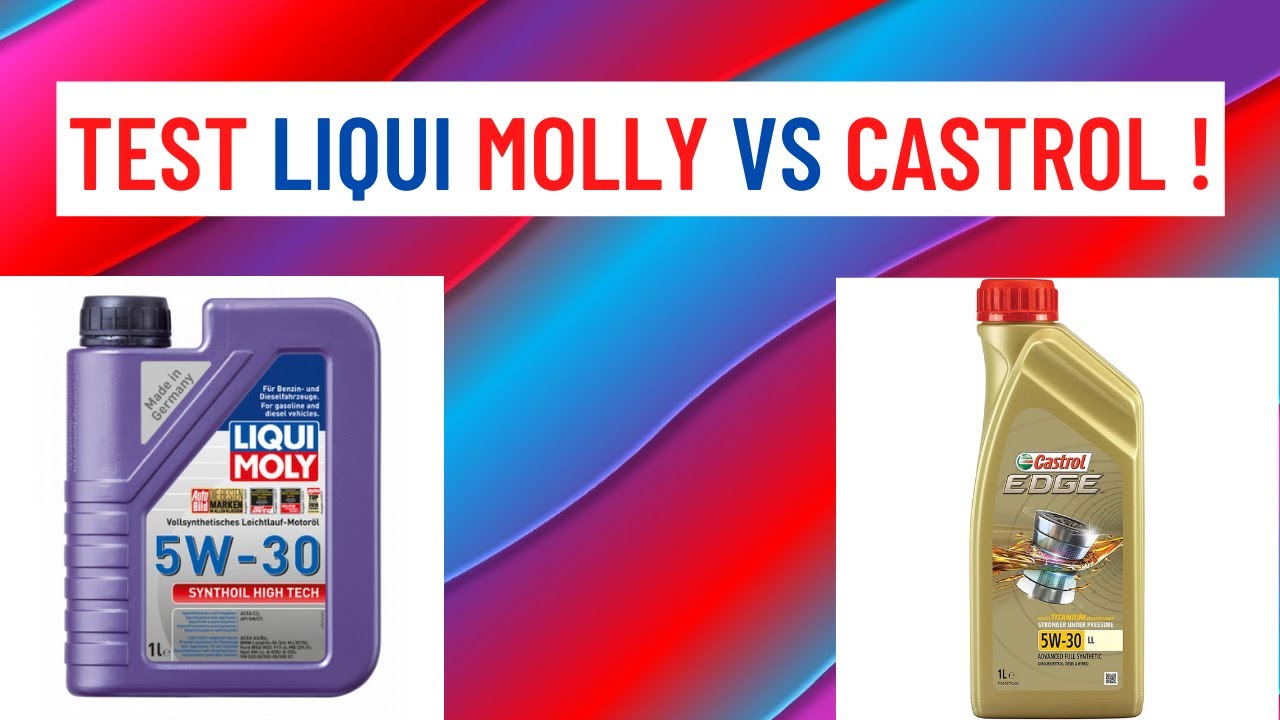 Test Liqui Molly  vs Castrol 5w30 test ulei motor !