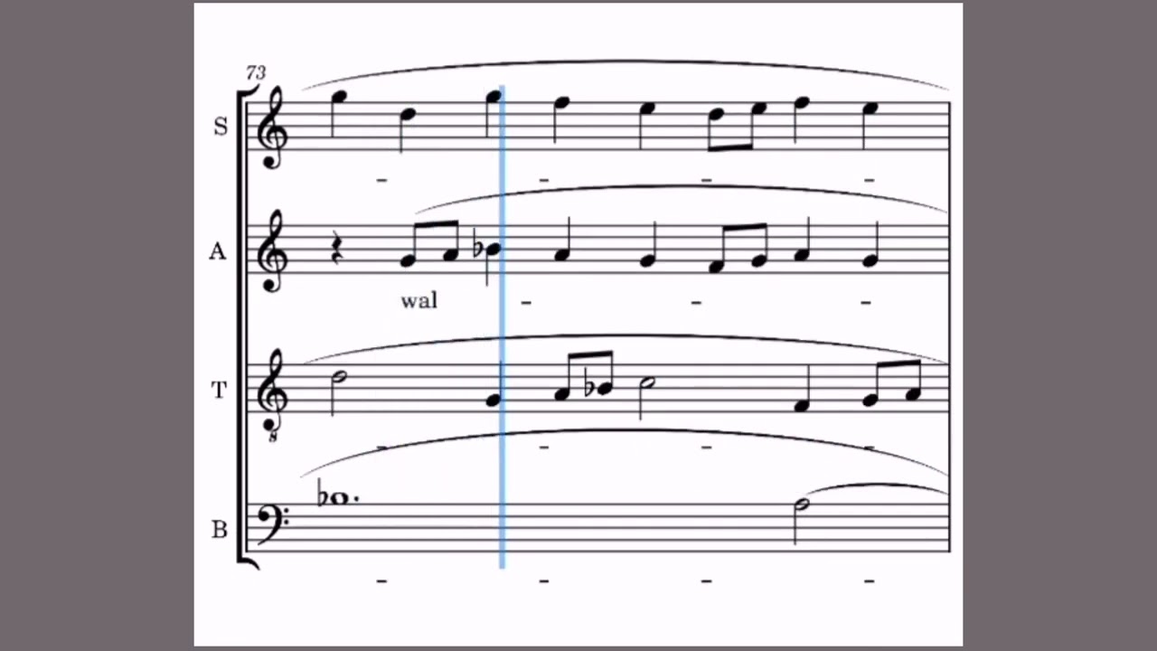 [Alto] Bach,  BWV 230, Lobet den Herrn, alle Heiden