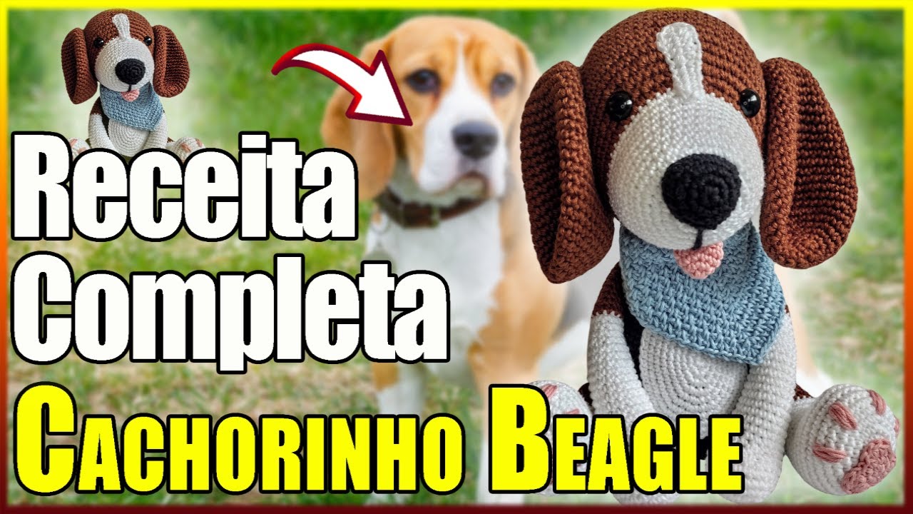 Passo a Passo Amigurumi Cachorinho Beagle – Revista Digital