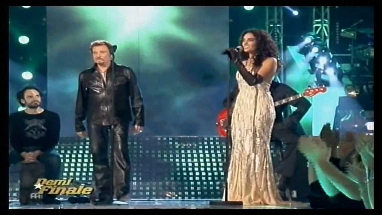 Star Academy 6 - Cynthia et Johnny Hallyday - Marie