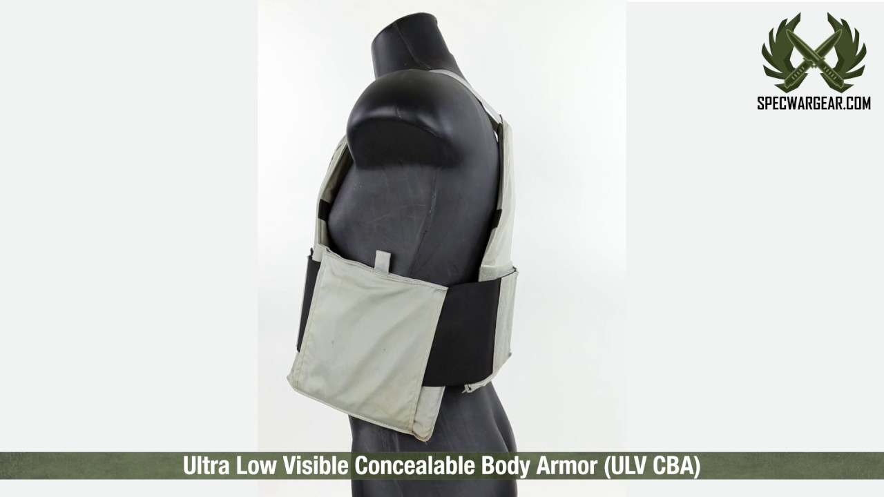 Ultra Low Visible Concealable Body Armor (ULV CBA)
