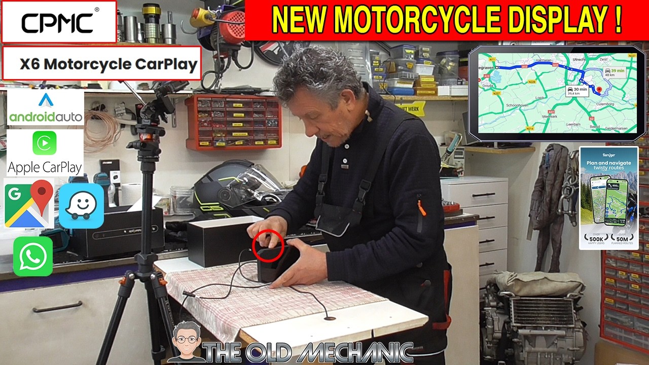 ⚠️CPMC X6 Motorcycle Smart Display – Unboxing & First Look (CarPlay / Android Auto?)⚠️
