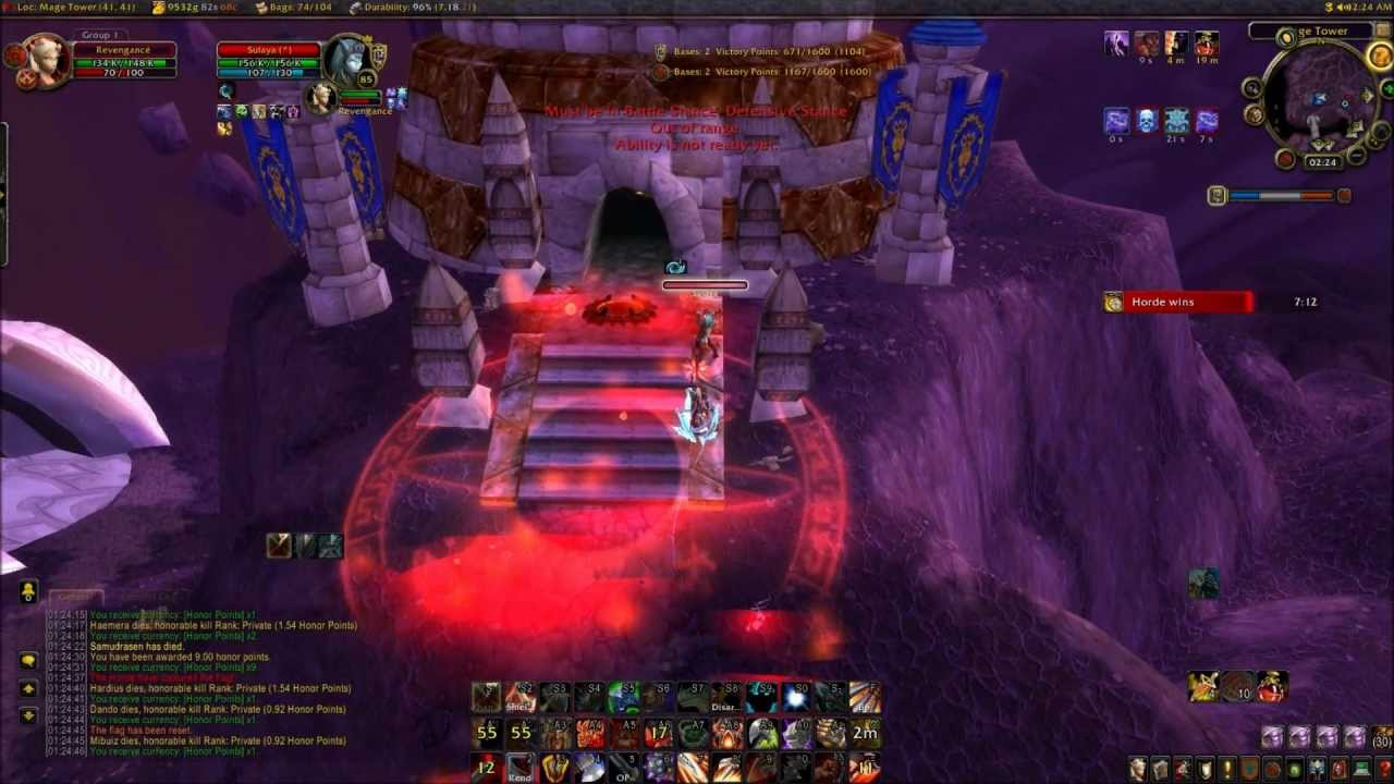 Arms Warrior PVP 85. 4.3. Eye of the Storm clips.