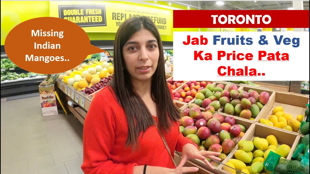 Buying Canadian Fruits & Vegetables from Freshco 🇨🇦 | Grocery Shopping | Sangz Stories | Vlog