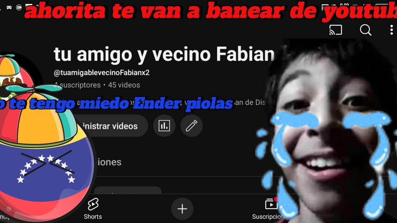 Hablamos de Ender piolas el niño que llora por suscriptores