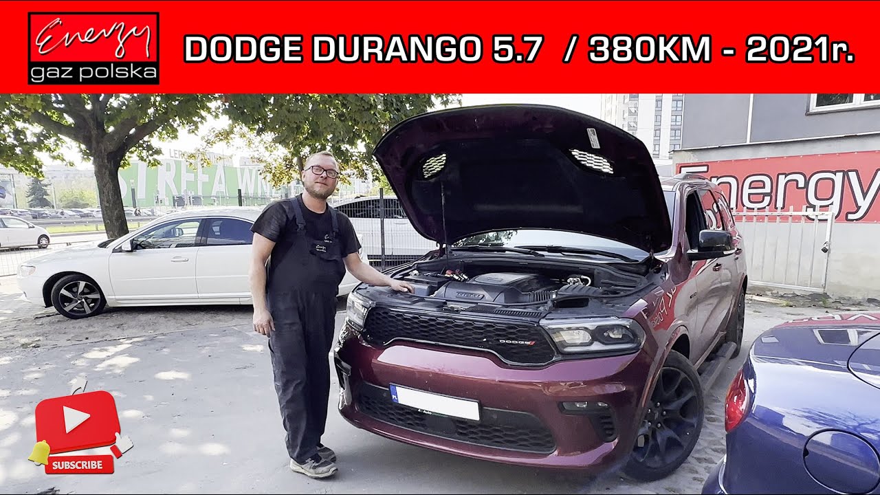 MONTAŻ LPG DODGE DURANGO 5.7 380KM 2021R NA GAZ BRC W ENERGY GAZ POLSKA