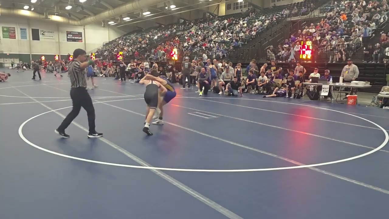 Wahoo Middle School versus Nebraska City part 2 AAU state duals 2026