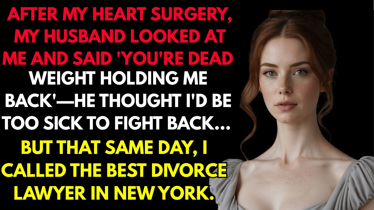 When My Husband Called Me 'Dead Weight' After My Heart Surgery—I Hired The Bes...