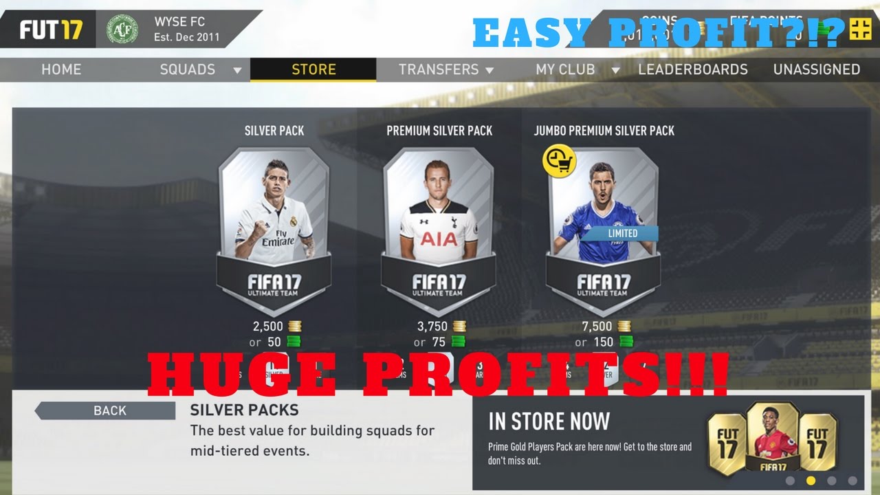 FIFA 17 *BEST* Silver Pack Method #4 Finale?!? | MAJOR PROFIT!!! Easy coins...
