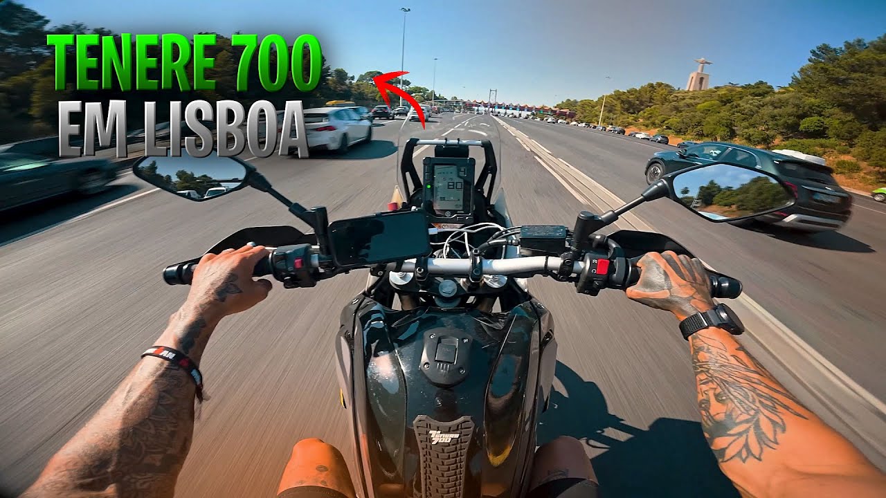 Tenere 700 em PORTUGAL! Como ela se sai no dia a dia em Lisboa?