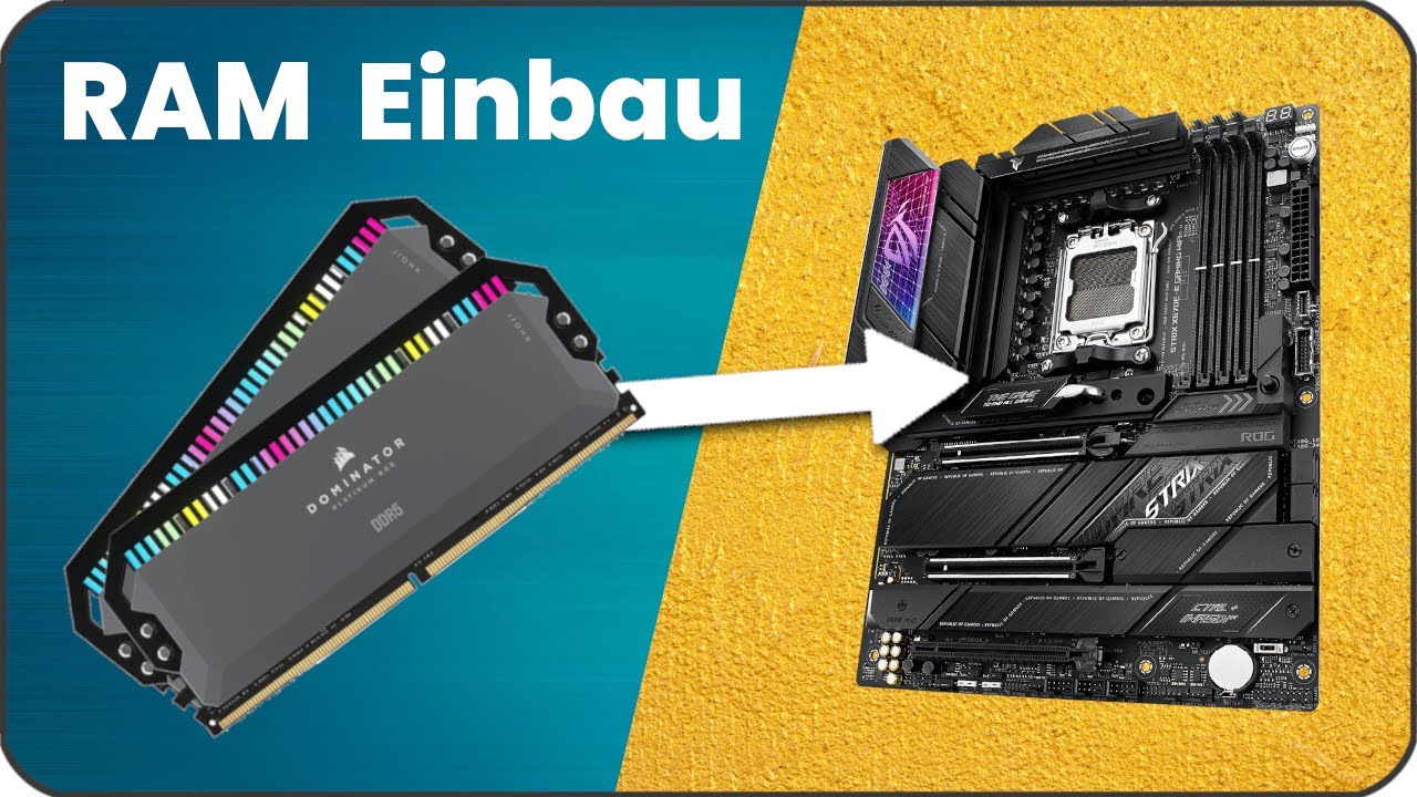 PC Arbeitsspeicher einbauen & erweitern | RAM einbauen - erweitern – aufrüsten - nachrüsten