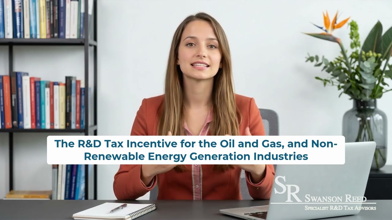 The R&D Tax Incentive for the Oil and Gas, and Non-Renewable Energy Generation Industries