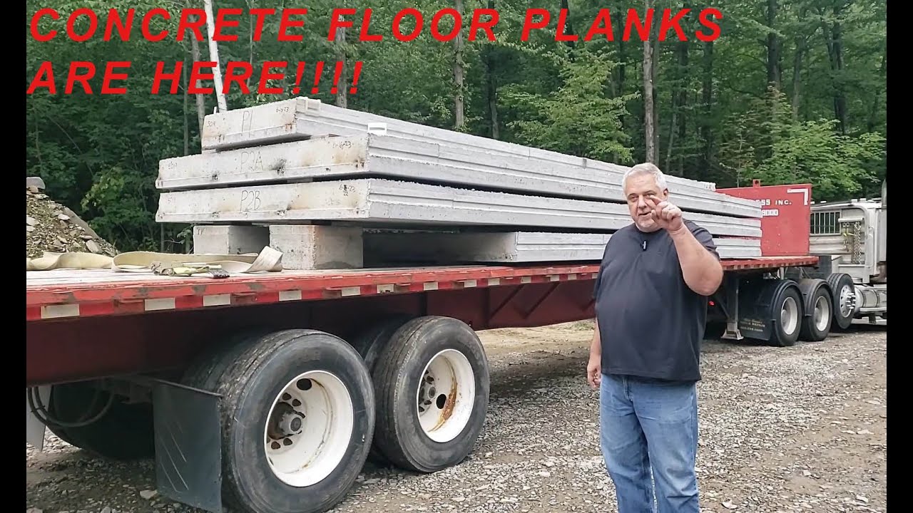 CONCRETE PLANKS HAVE ARRIVED - OFFSITE BUILD