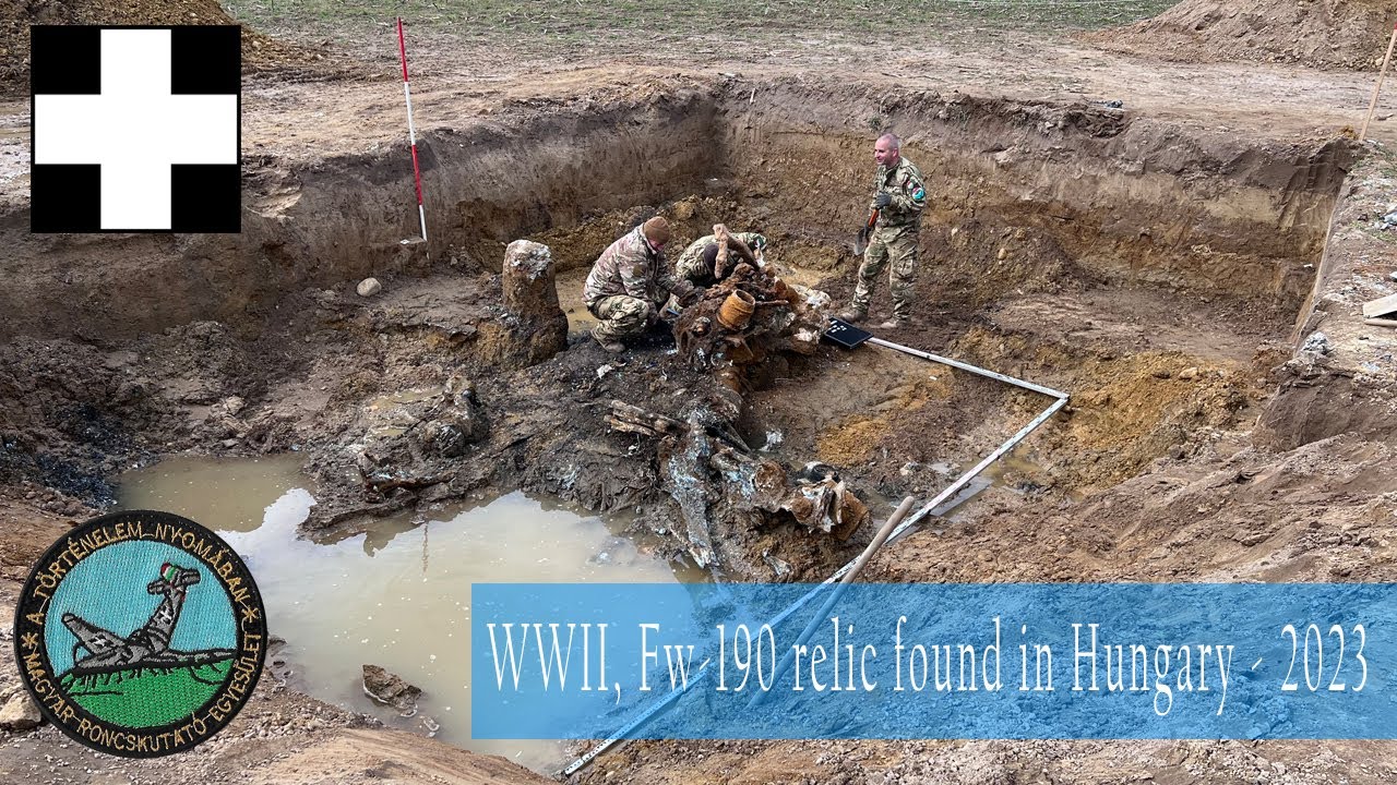 WW II, Focke-Wulf Fw 190 was found in Hungary/Ungarn/Maďarsko - 2023