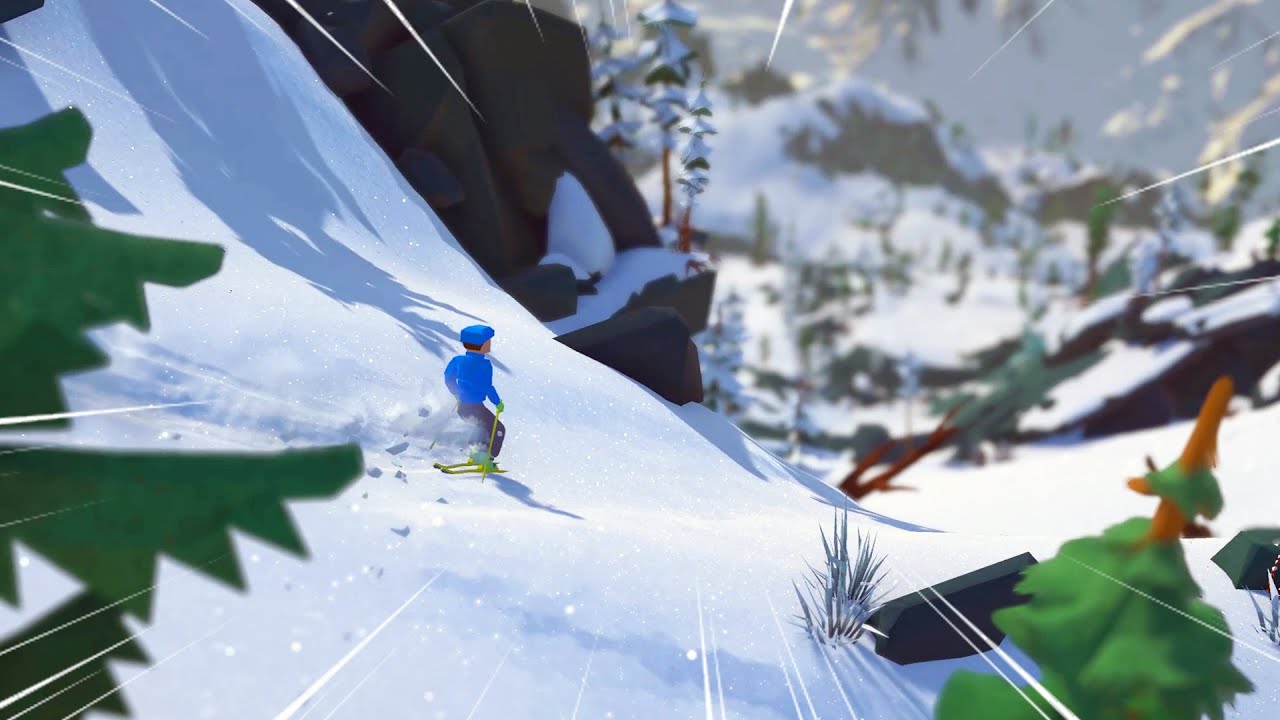 The Most Chill Skiing Game on Steam (Lonely Mountains: Snow Riders)
