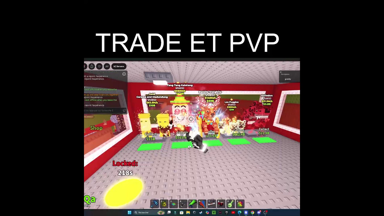 STEAL A BRAINROT TRADE ET PVP PAS INDEX