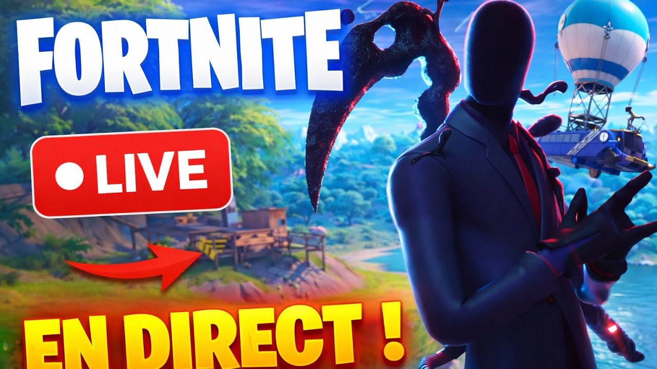 MON PREMIER LIVE FORTNITE !!❤️❤️😁