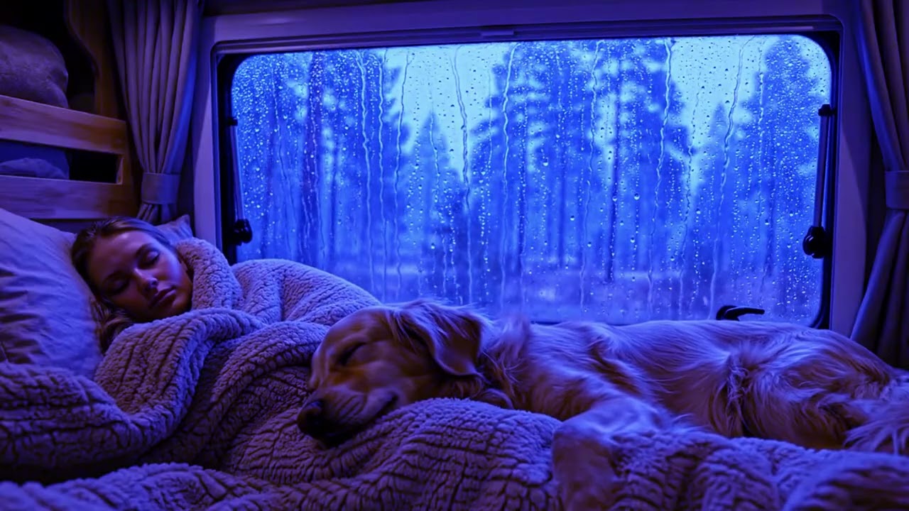 Soothing Heavy Rain and Thunder Sounds for Sleeping Without Distractions