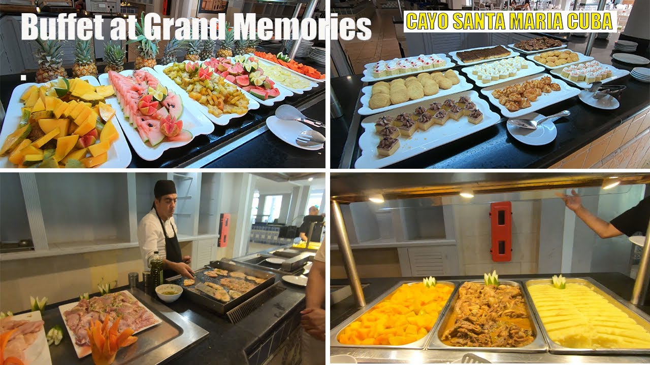 Lunch Buffet And Dinner at Grand Memories Hotel Beach Resort - Cayo Santa Maria Cuba. July 25/2023
