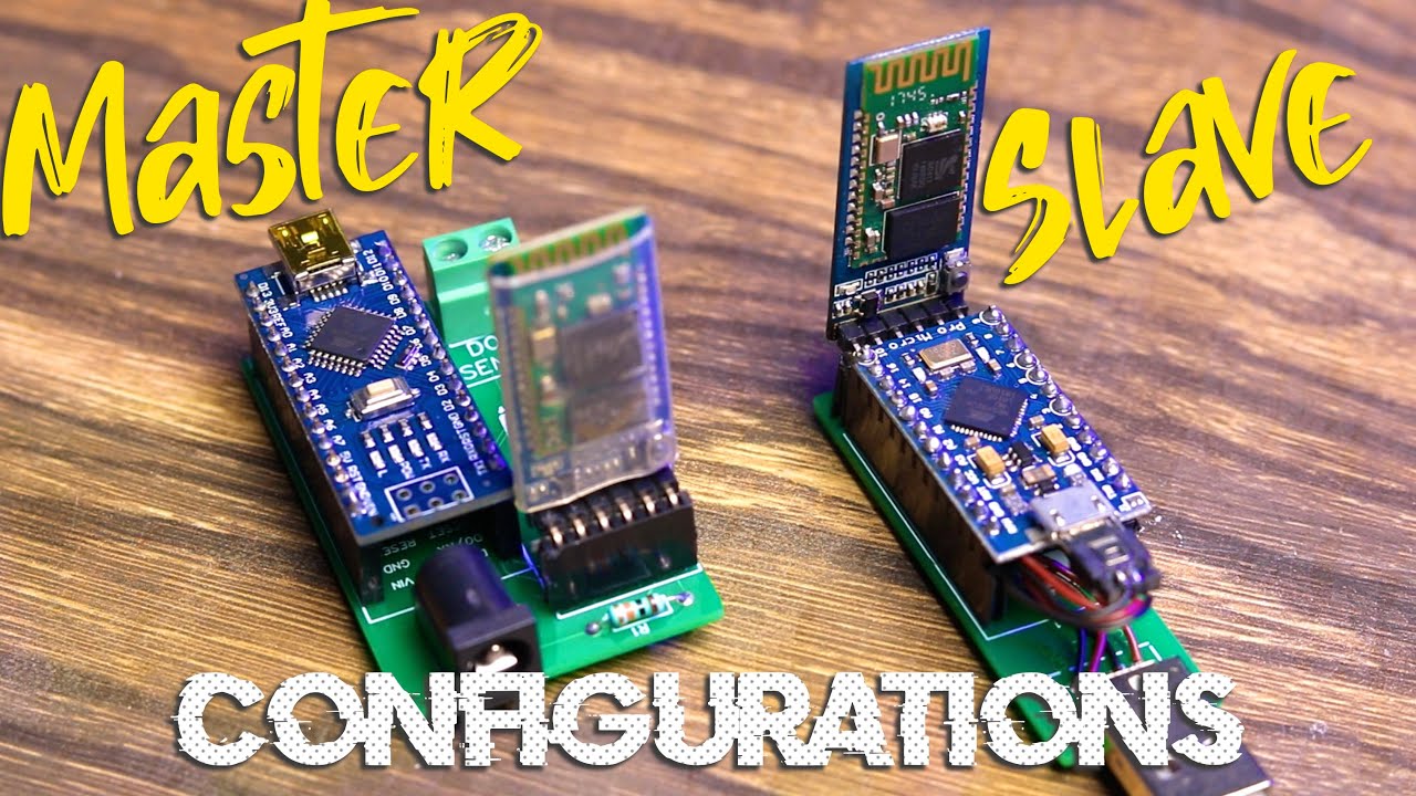 Настройка HC05 в режиме Master-Slave за 6 минут