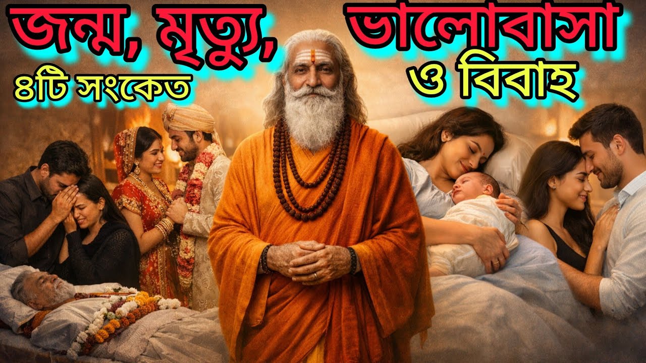 জন্ম, মৃত্যু, ভালোবাসা ও বিবাহ—এই ৪টি সংকেত আগেই সব বলে দেয় | গীতা ও শিবপুরাণ #bhagavadgita #love 