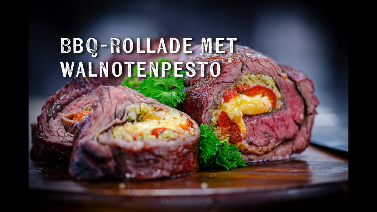 Deze Italiaanse FLANK steak ROLLADE is zo SCHERP nog niet, wel het MES! | Fire&Food TV BBQ-video
