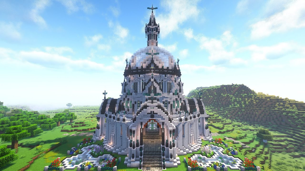 【マインクラフト】ペールオークを使った大きな建物を作る　#13