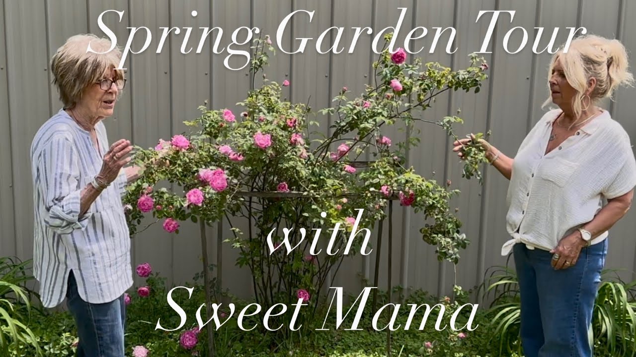 Sweet Mama’s Spring Cottage Garden/Yard/Porch Tour~Primitive &  Colonial