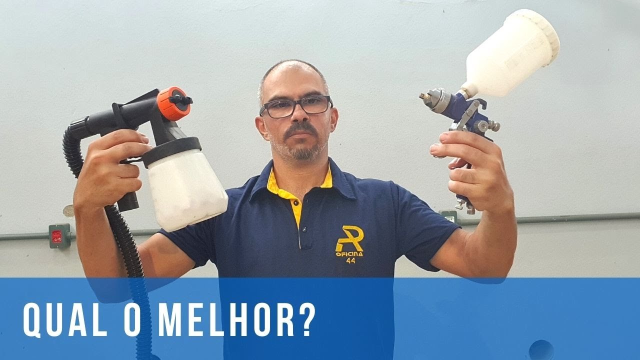 Qual o melhor equipamento de pintura? Pistola x  pistola el&eacute;trica ou  airless