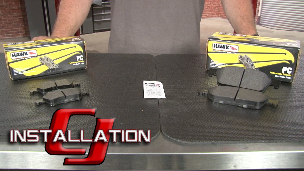 Focus ST Hawk Performance Brake Pad Ceramic Rear/Front Set 2013-2018 Installation