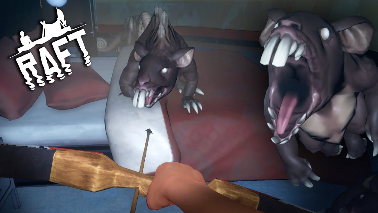 Raft WE FOUND A YACHT FILLED WITH GIANT RATS!! Raft Survival Multiplayer S2Ep12