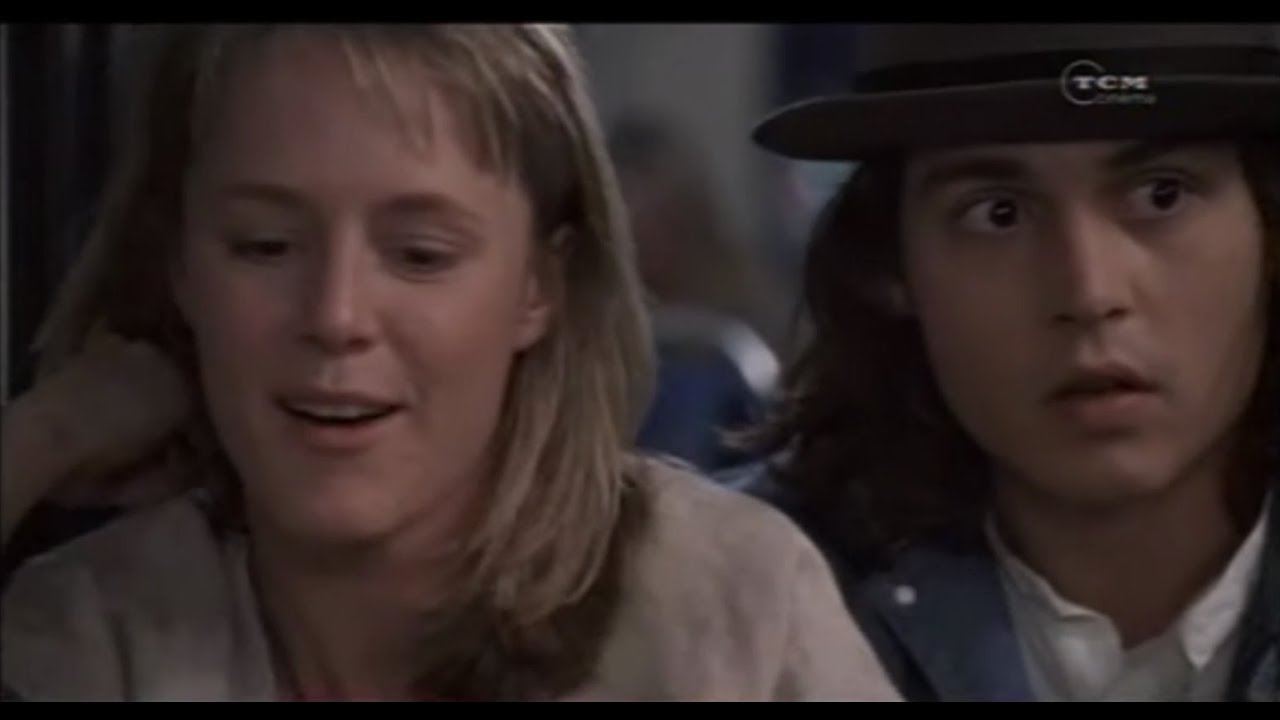 Benny & Joon  Johnny Depp  bus scene  He doesn't know what to do