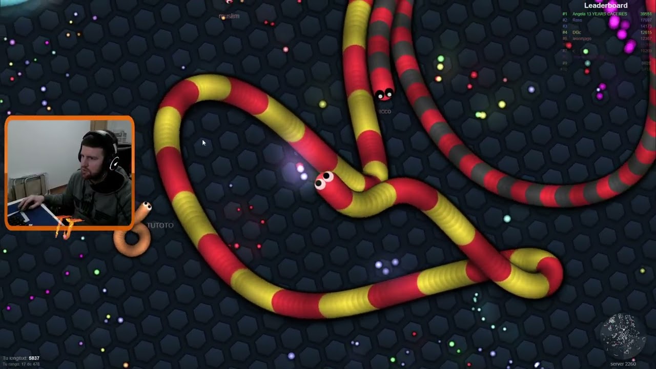 ASI Juego SLITHER.IO Despues De Mucho Tiempo!!