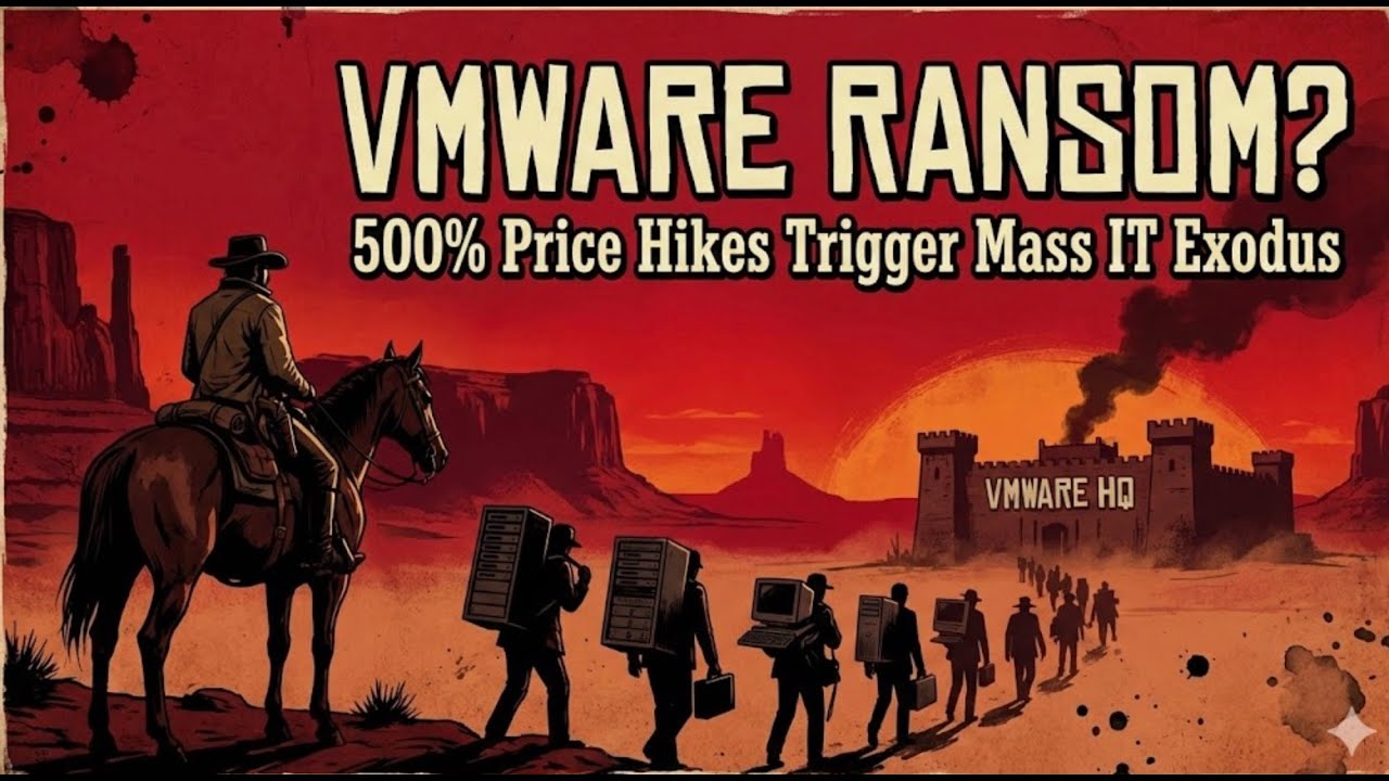 Выкуп от VMware? Повышение цен на 500% спровоцировало массовый отток ИТ-специалистов.