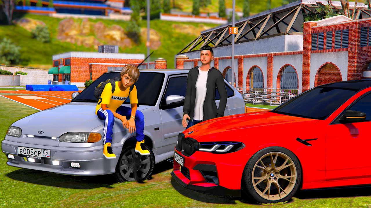 ОПЕРСКАЯ ЕЗДА В GTA 5 - ЗАБИЛ СТРЕЛУ ШКОЛЬНИКУ НА BMW M5 F90! СУЕТА НА ЧЕТЫРКЕ ПО ГОРОДУ! 🌊ВОТЕР