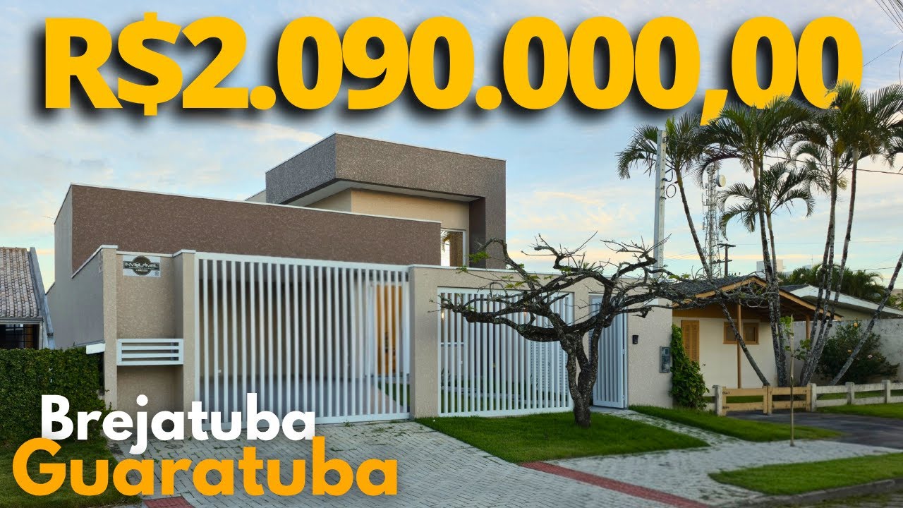 Imóvel em Guaratuba: Alto Padrão no Brejatuba | 3 Suítes, Piscina e Acabamento Exclusivo!