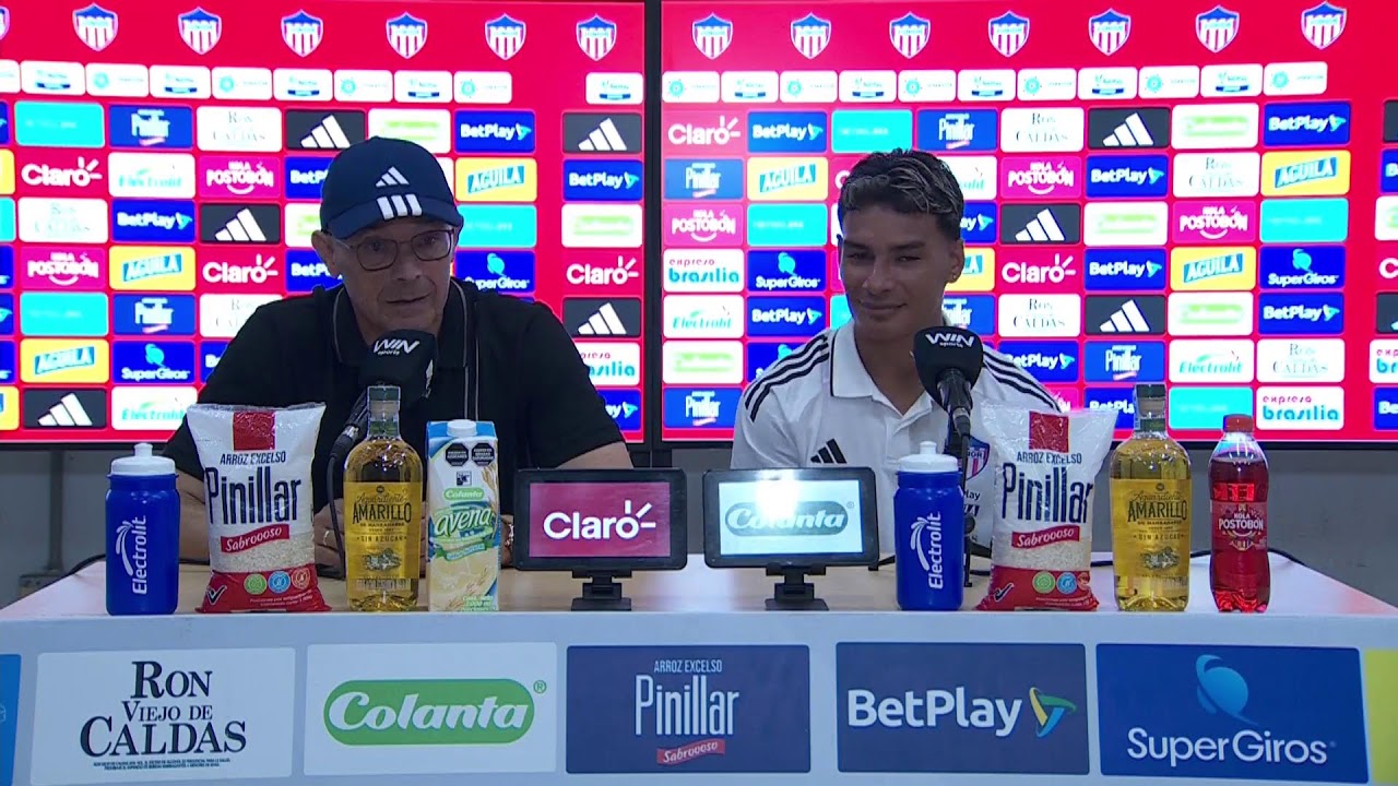 Rueda de prensa de Junior tras su partido con América