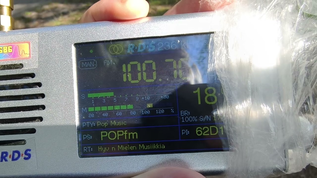 [Tropo] Radio POPfm 100.7 FM Joutseno, Finland in Priozersk, Russia