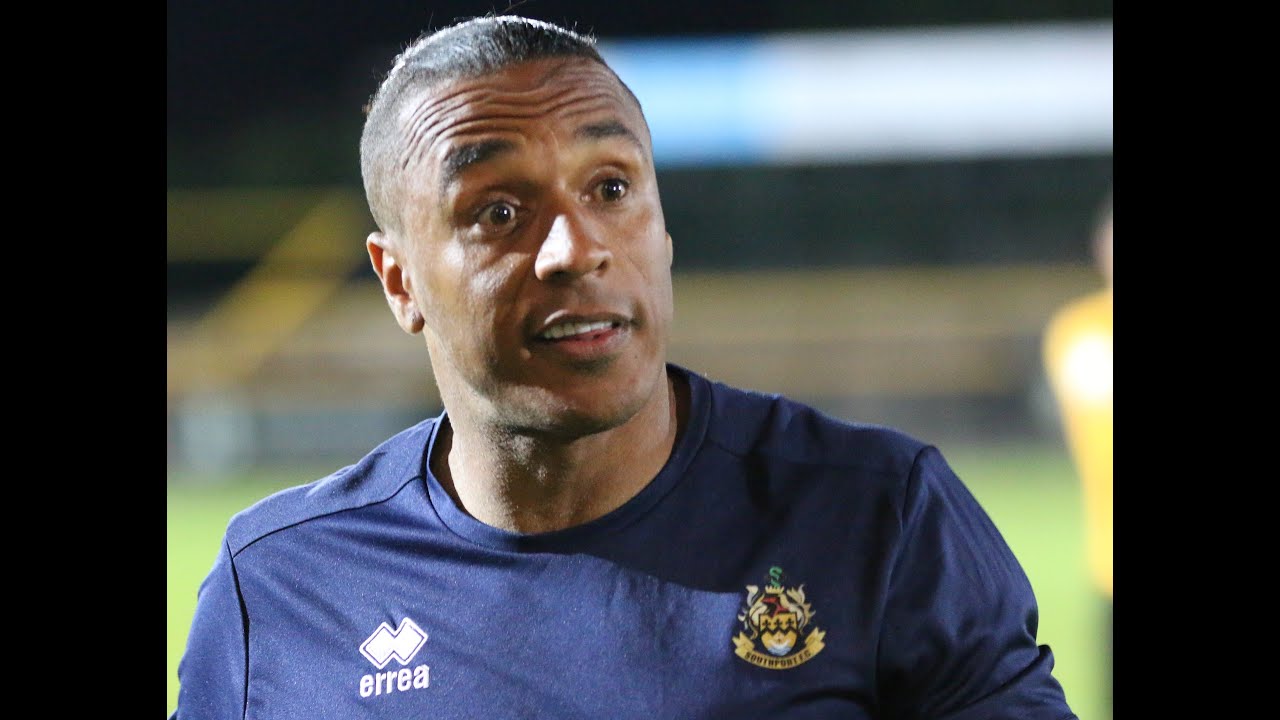 Neil After The 1-0 Win Against Merthyr Town