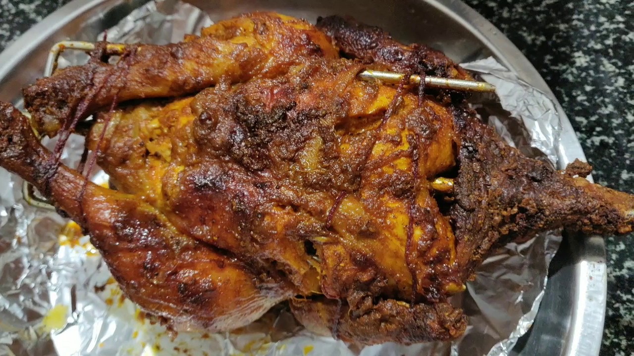 How to make Rotisserie| Grilled Chicken at home in IFB Microwave Oven 30BRC2